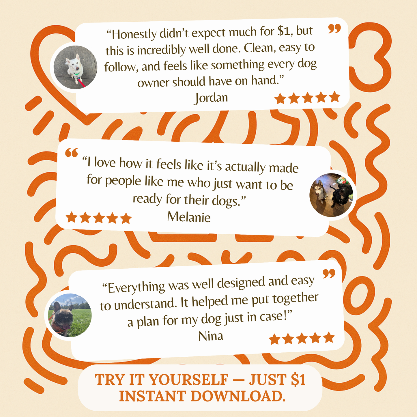 $1 Emergency Dog Kit